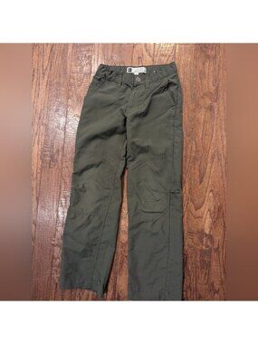 MEC Nylon Active Pants Youth Unisex Olive Green Size 8